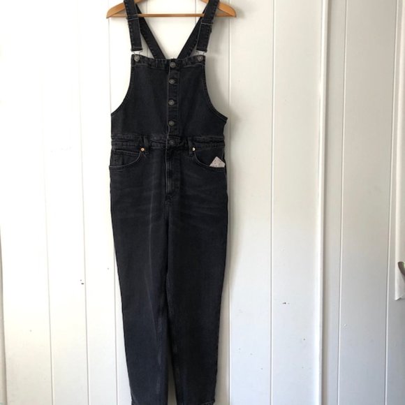 Free People Shelby Denim Overall Jumpsuit - Picture 6 of 12